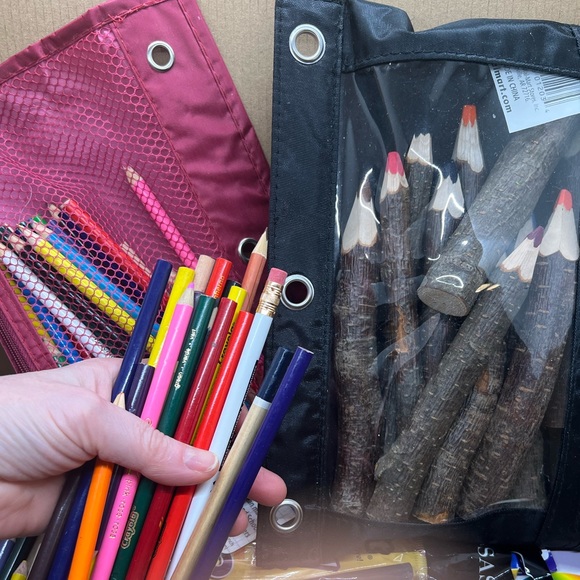 NWT & Used Colored Pencils, Oil Pastels Bundle of over 100 items!!! - Picture 1 of 10